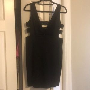 Black topshop dress